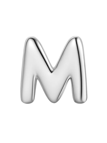 Glanzstücke München Ohrringe Piercing Buchstabe M aus Sterling Silber in silber