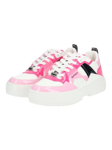 Buffalo Sneaker in Weiß/Pink