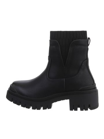 Ital-Design Stiefelette in Schwarz