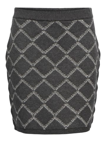 Object Minirock in Dark Grey Melange