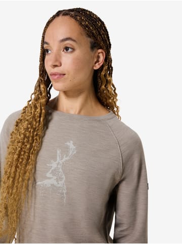 super.natural W CHARMING DEER BRUSH LS in Beige