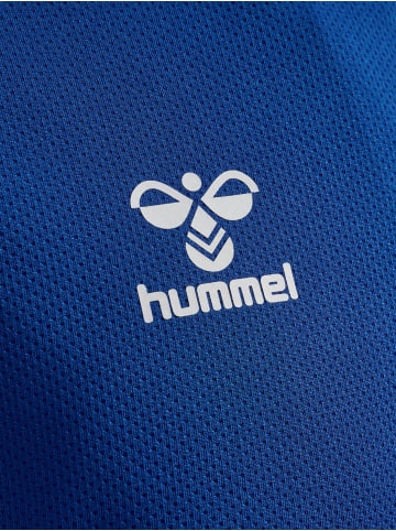 Hummel Sweatshirt Mit Kurzem Reißverschluss Hmlauthentic Half Zip Sweat in TRUE BLUE