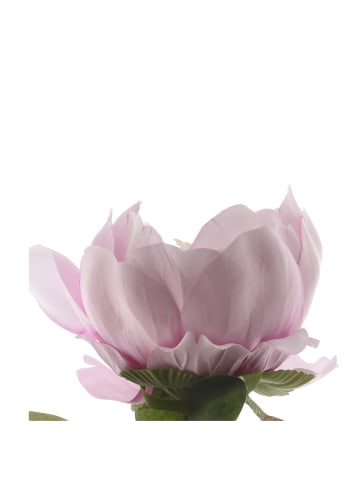 MARELIDA Pfingstrose mit 2 Blüten und Knospe in rosa - H: 75cm