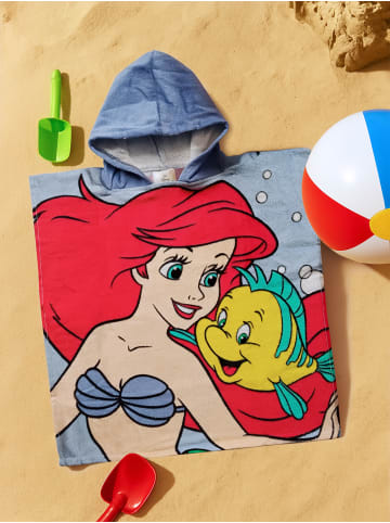 Disney Disney Arielle Badeponcho Handtuch Badetuch mit Kapuze 50 x 100 cm in blau