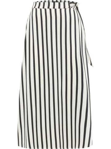 DreiMaster Damen Rock in Schwarz Wollweiss
