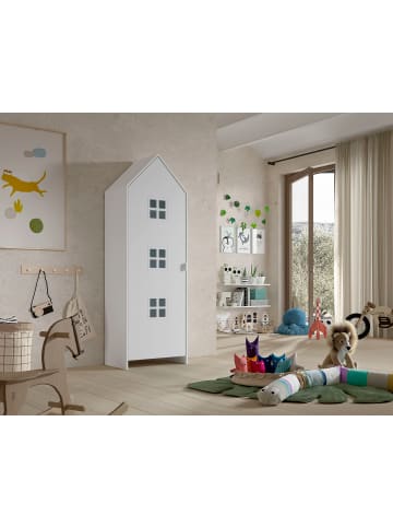 58 aufm Kessel REGALSCHRANK Kania 58x37x171 MDF+Holzwerkstoff Weiß