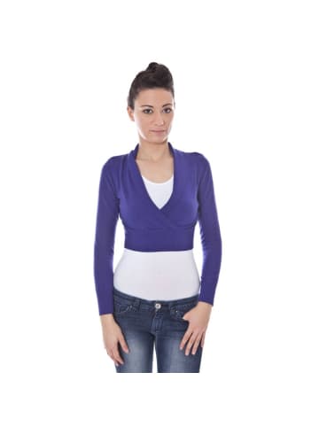Datch Lila Wolle Damen Bolero