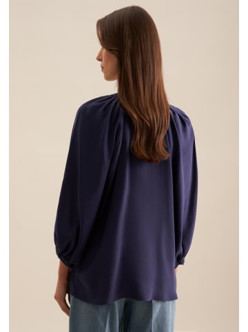 Seidensticker Shirtbluse Oversized in Dunkelblau