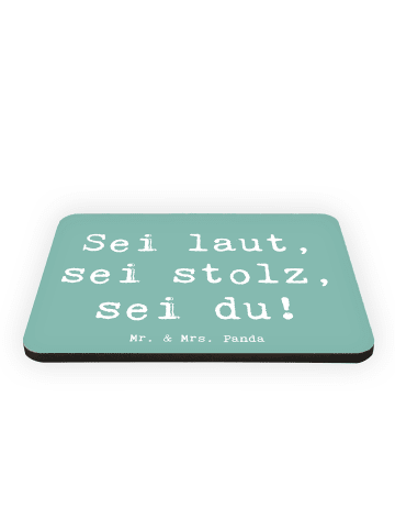 Mr. & Mrs. Panda magnet Spruch Sei du Mutig mit Spruch in Meeresbrise