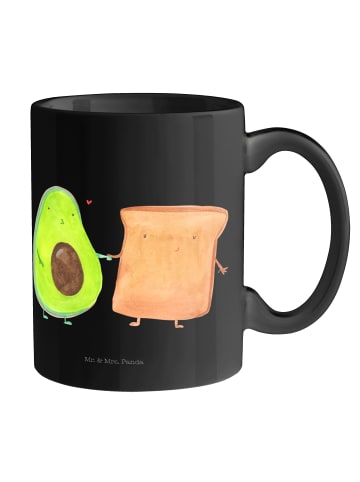 Mr. & Mrs. Panda Tasse Avocado Toast ohne Spruch in Schwarz