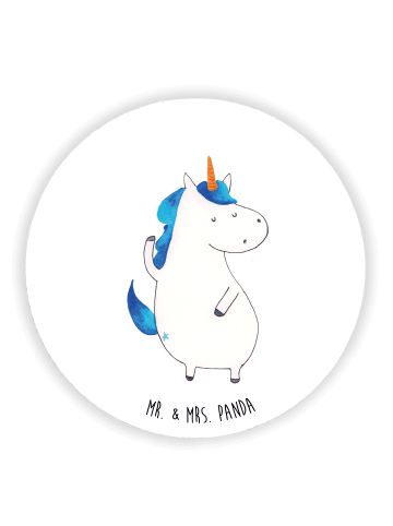 Mr. & Mrs. Panda magnet Einhorn Mann ohne Spruch in Weiß