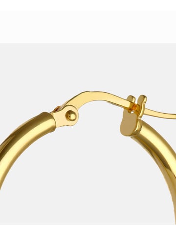 Vanlere Creolen aus 375 Gelbgold