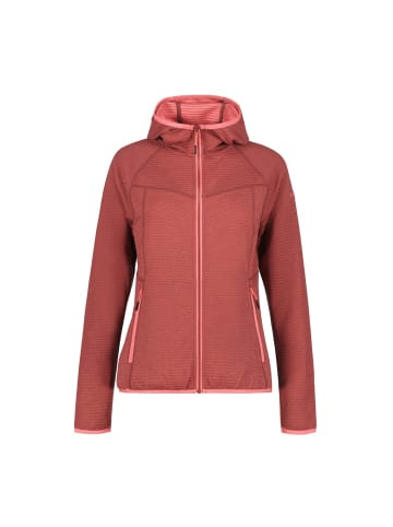 Icepeak Midlayer Berryville mit Kapuze in rot
