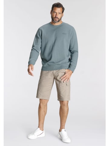 Man's World Sweatshirt in rauchblau-meliert