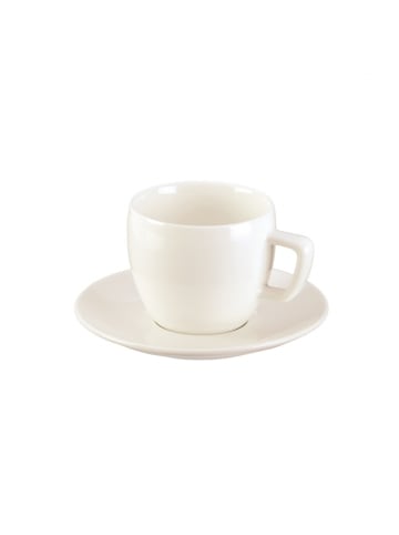 Tescoma Cappuccinotasse CREMA, mit Untertasse in weiß