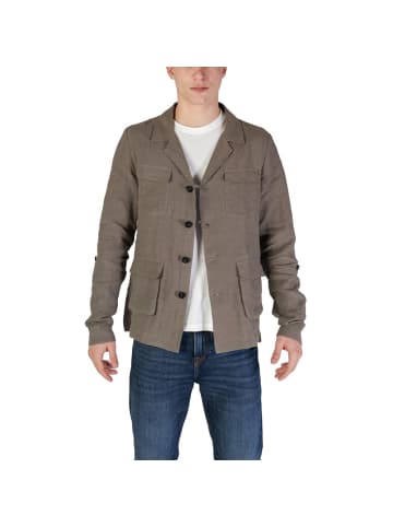 Grün Leinen Blazer