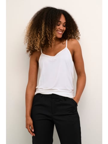 Cream Jerseytop CRTrulla Slim fit in Snow White