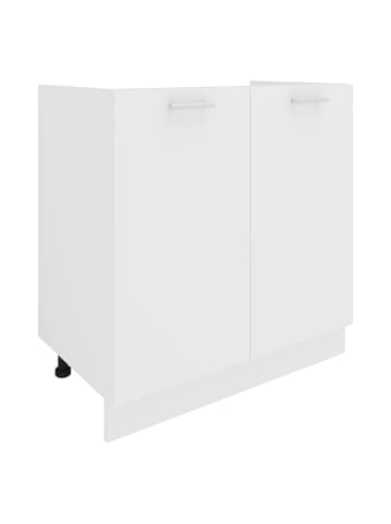 VCM  Spülenschrank Küche Breite 80 cm Esilo in Weiß