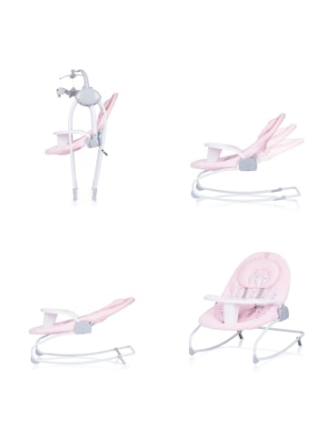 Chipolino Babywippe Nux klappbar Musik in rosa