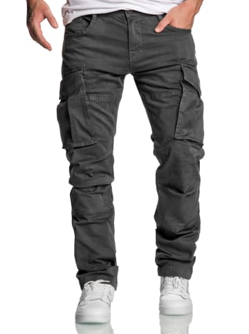 Amaci&Sons Cargo Jogger-Chino WYATT in Anthrazit