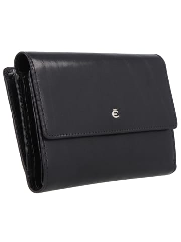 Esquire Toscana Geldbörse RFID Schutz Leder 14 cm in schwarz