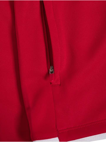 Hummel Kinder Hoodie "Core 2.0 Zip Hoodie" in Rot