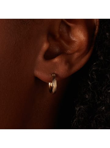 Lucardi 585 Gold Ohrringe Rund