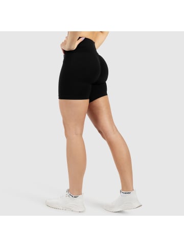 SMILODOX Short Leggings Arleta Scrunch in Schwarz