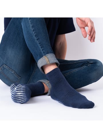 Occulto 2-4er Pack Stoppersocken Andi 4P,Blk-Gry 39-42