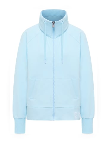 ELBSAND Zip-Jacke mit Stehkragen Aina in Wave Blue