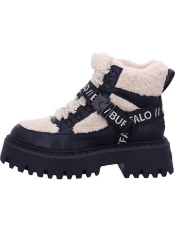 Buffalo Damen Stiefel/Boots ungefüttert ASPEN COM MID WARM in Schwarz