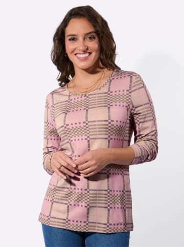 WITT WEIDEN Langarmshirt in sesam-orchidee-bedruckt