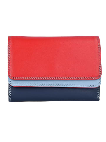 MYWALIT Double Flap Wallet Geldbörse Leder 13 cm in royal