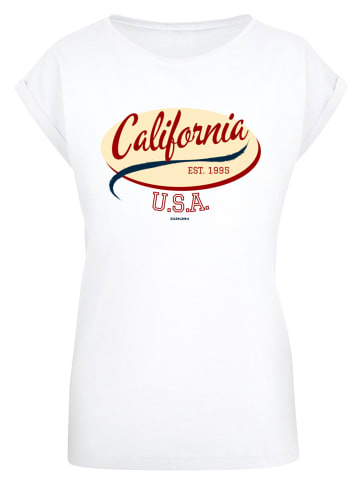 F4NT4STIC T-Shirt California SHORT SLEEVE TEE in weiß