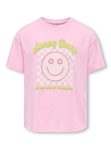 KIDS ONLY T-Shirt Loose Print Kogrosita Bio-Baumwolle in sweet lilac