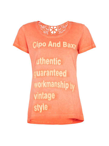 Cipo & Baxx T-Shirt in Orange