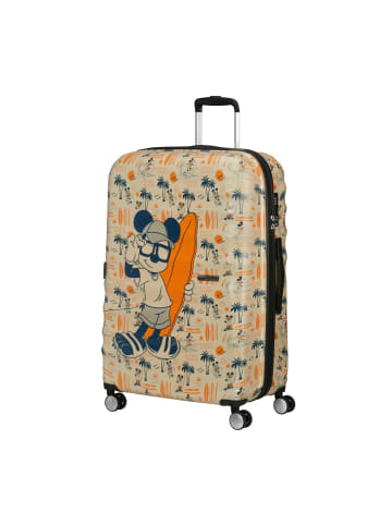 American Tourister Wavebreaker Disney Spinner 77 cm mit TSA-Zahlenschloss in Mickey Super Surfer