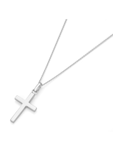 Smart Jewel Kette Mit Anhänger Kreuz in Silber