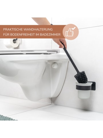 bremermann Bad-Serie PIAZZA BLACK TAPE WC-Garnitur schwarz