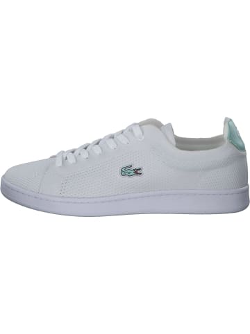 Lacoste Schnürschuhe in white/turqoise