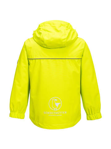 SCHIETWETTER Kinder Funktionsjacke "Mika", Regenjacke, in lime