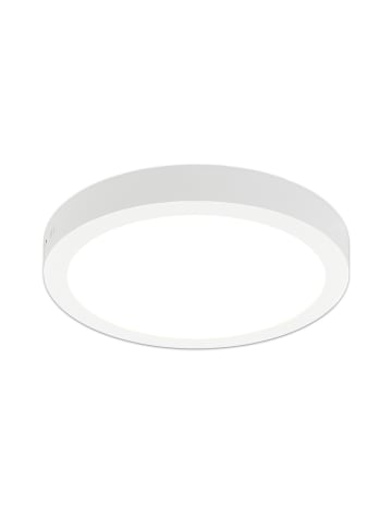 näve LED Aufbauleuchte "DIMPLEX" in weiß - (L)30 cm x (B)30 cm x (H)3.5 cm - EEK F