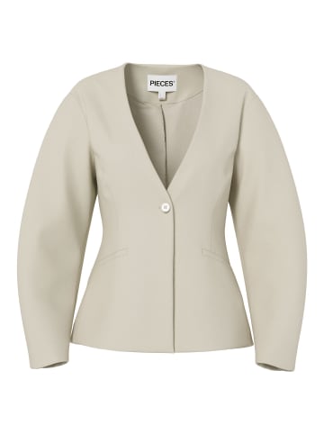 Pieces Blazer in Silver Lining