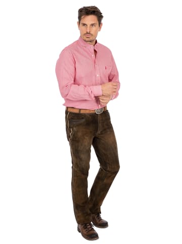 MADDOX Lederhose BENI in dunkelbraun