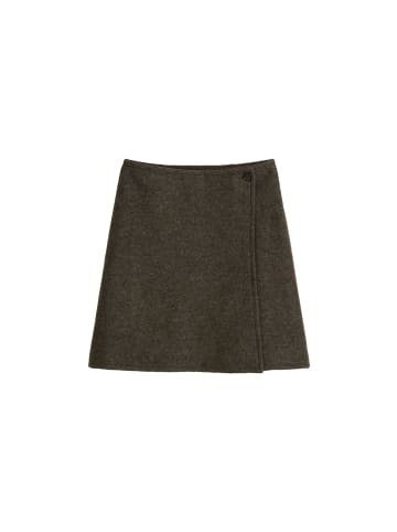 Marc O'Polo Mini-Wickelrock regular in Stone Brown Melange