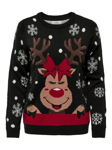 JDY Pullover 'LUCIA X-MAS' in Schwarz