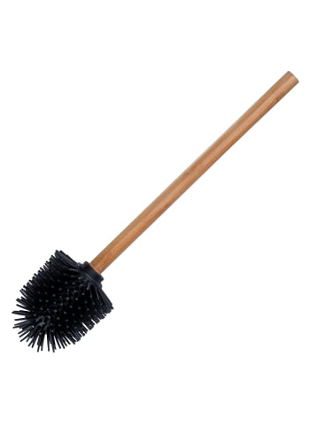 Wenko Toilettenbürste aus Silikon in Schwarz, Ø 7,5 x (H) 35 cm