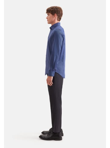 Seidensticker Business Hemd Slim in Mittelblau