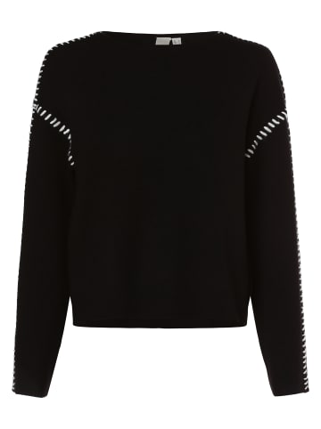 Y.A.S Pullover YASStitcha in schwarz