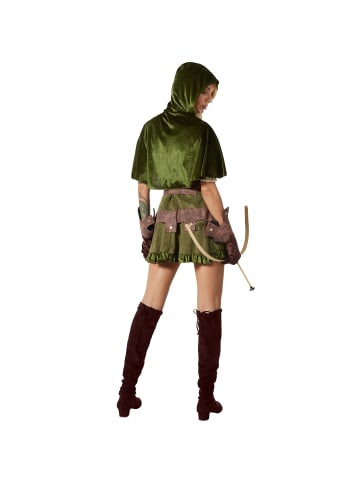 tectake Damenkostüm  Wächterin des Waldes Abenteuerlicher Stil: Bequemes Kleid mit passe